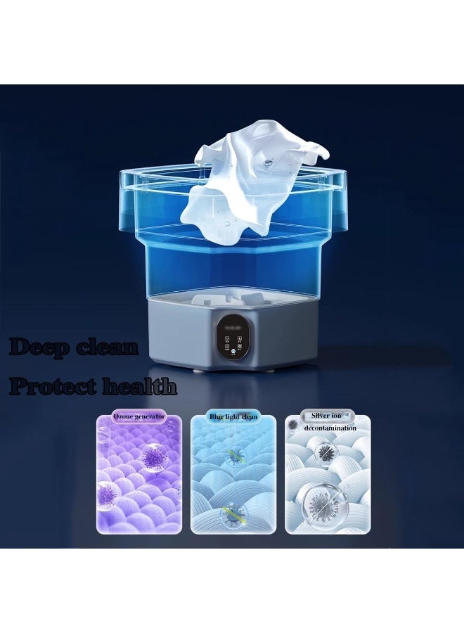 الغسالة والمجفف النهائيان في جهاز واحد: تنظيف عميق، تعقيم بالضوء الأزرق، طي آلي - حل الغسيل الشامل لك! - Image 5