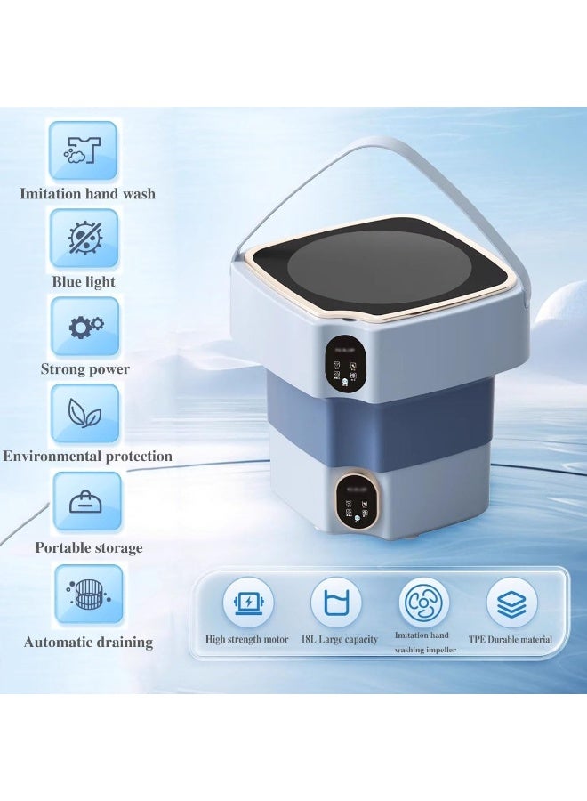 الغسالة والمجفف النهائيان في جهاز واحد: تنظيف عميق، تعقيم بالضوء الأزرق، طي آلي - حل الغسيل الشامل لك! - Image 3