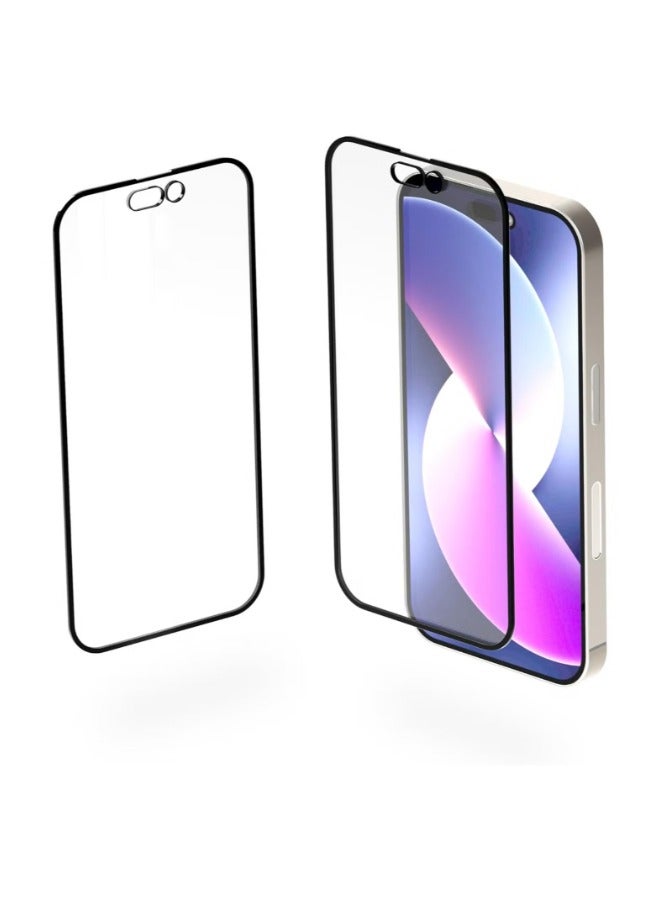 ACLIX iPhone 15 Pro Max Screen Protector, Military-Grade Protection Full Coverage, Anti-Fingerprint Ultra HD Clarity, 9H Tempered Glass for iPhone 15 Pro Max 6.7 inch - Image 2