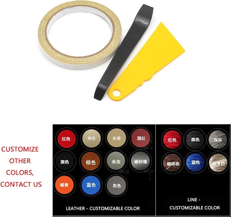 QASULER Microfiber Leather Door Handle Cover for Toyota Camry - Image 5