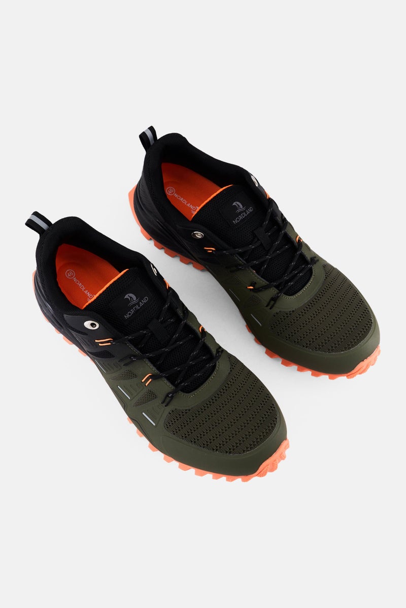 Nordland Men Lace Up Hiking Shoes, Khaki  - Image 4