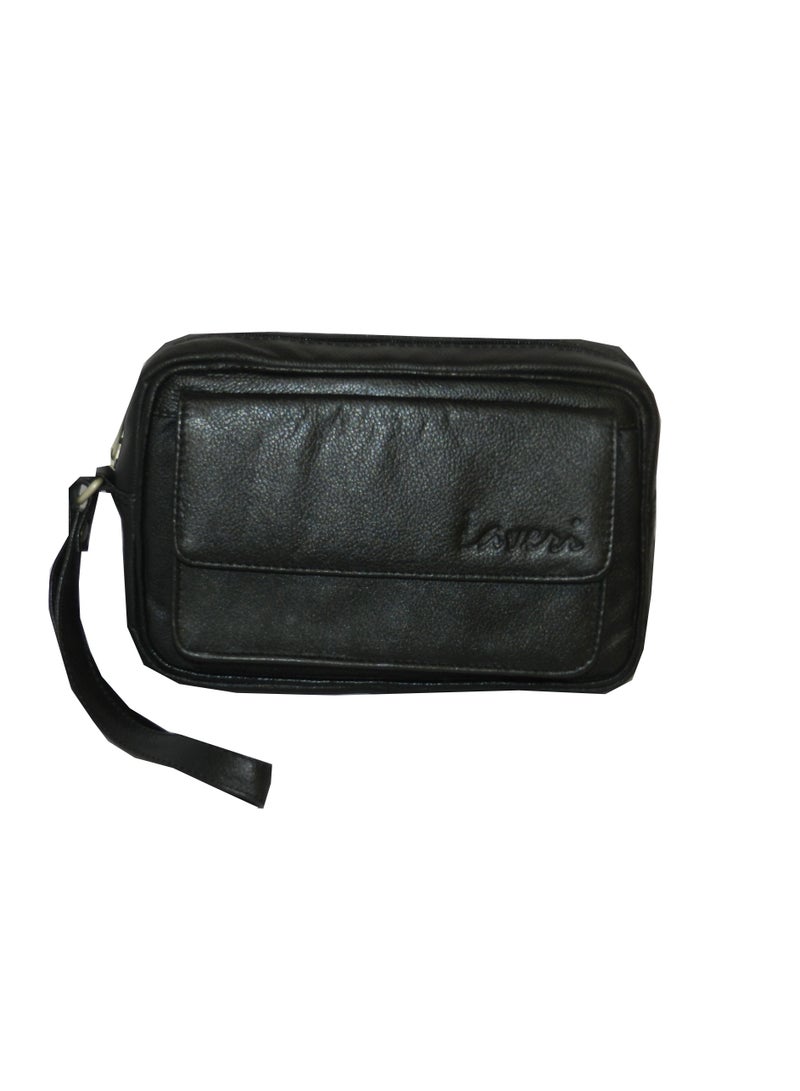LAVERI LEATHER Laveri Genuine Leather Designer Hand Pouch For Travel  - Image 1