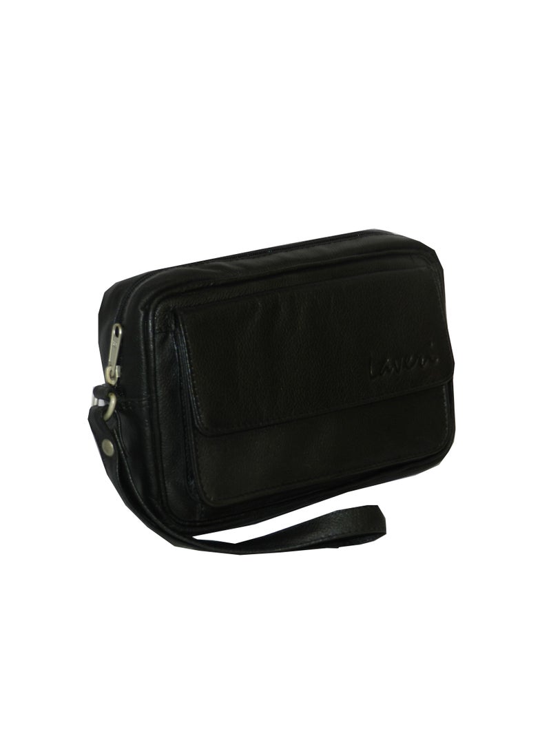 LAVERI LEATHER Laveri Genuine Leather Designer Hand Pouch For Travel  - Image 5