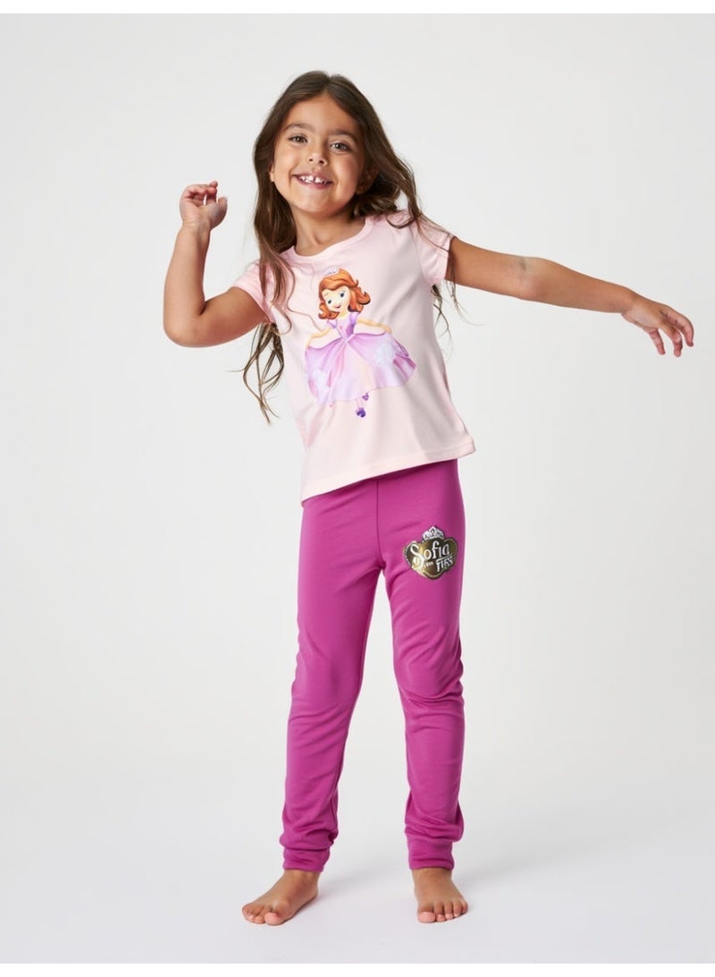 PRINCESS SOFIA GIRL SHORTSLEEVE PAJAMA SETS - Image 2