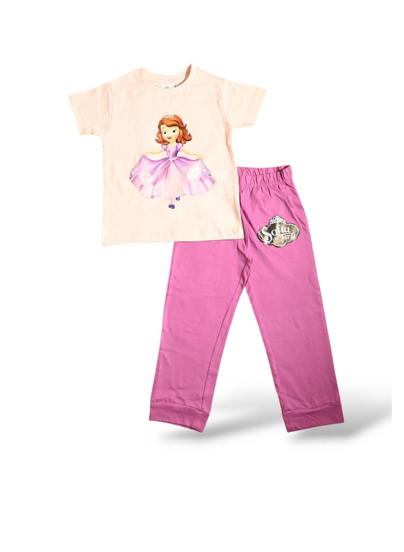 PRINCESS SOFIA GIRL SHORTSLEEVE PAJAMA SETS - Image 3