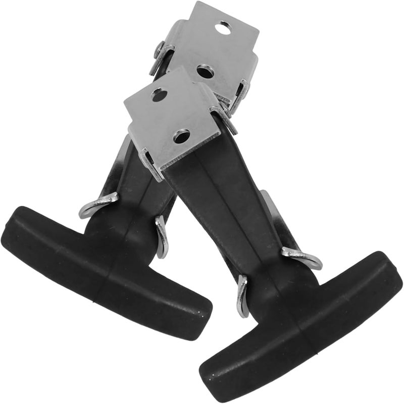 Luxshiny Stainless Steel Hood Latch Replacement for Rv Rubber Latch t Handle Car Hood Catch - Image 1