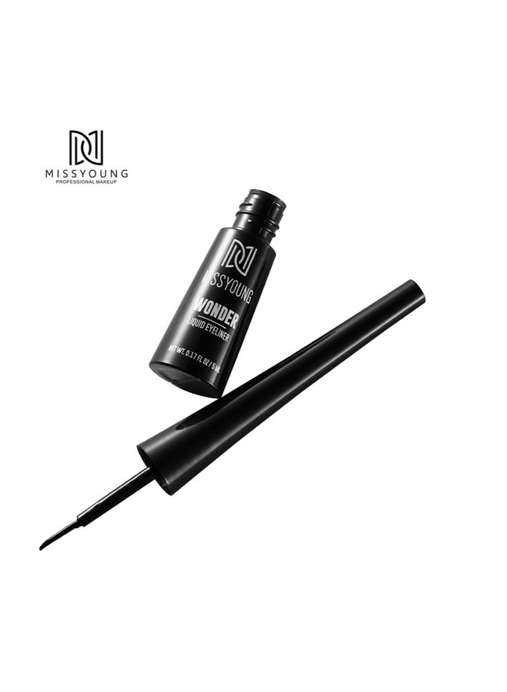 Missyoung Wonder Liquid Eyeliner-Black Liquid Eyeliner Long Lasting Waterproof Eye Makeup Sexy for Women Girls - Image 5