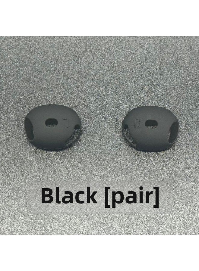 Suitable For Apple Airbuds4 Silicone Ear Cuffs Airbuds4 Anti-slip Headphone Protective Cover Apple Silicone Ear Cap-Color: Pair-Applicable Models:Airpods 4th Generation Anti-slip Earmuffs - Image 1