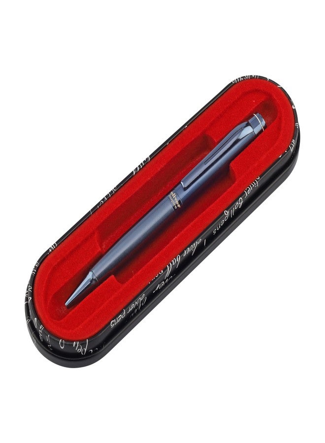 Oliver Inspire Matte Blueberry Luxury Ball Pen with T Box – Full Brass Body, 0.6mm Cardinal Refill, Twist Mechanism, Premium Shine Finish - Image 5