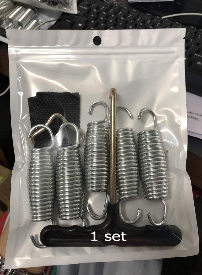 Shan زنبرك ترامبولين شان (87، 100، 120، 140، 165 مم) استبدال زنبرك، ملحقات ترامبولين، مشبك مثلث (10) - Image 3