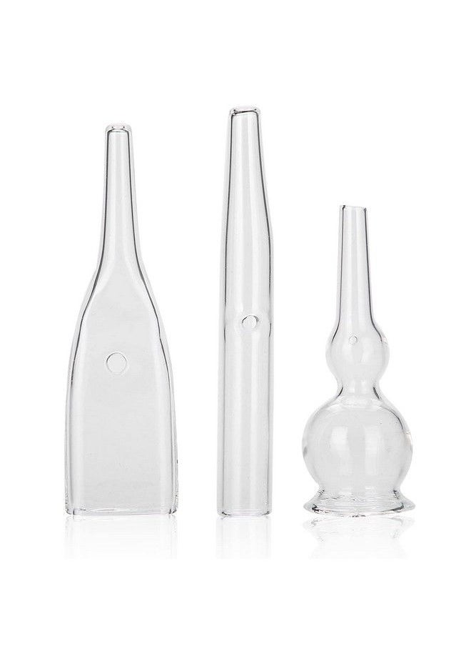 Agatige - 3Pcs Vacuum Glass Tube Kit Blackhead Removal Facial Suction Pore Vacuum Cleaner For Face Cleanser Blackhead Removal Machine Microdermabrasion Machine Accessories - Image 1