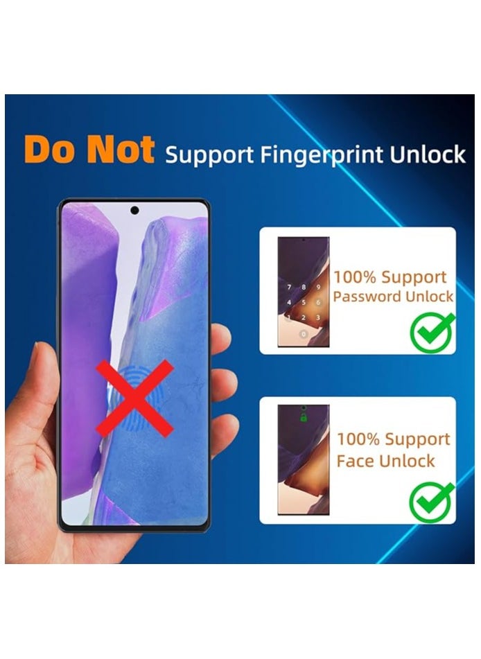 Denx Privacy Screen Protector For Samsung Galaxy S24 FE/A36/A56 6.7 Inch Anti-Spy 9H Full Edge Coverage Tempered Glass Film Bubble Free Case Friendly.  - Image 4