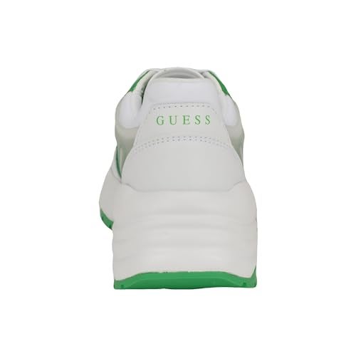 GUESS Women's Samra Sneaker, Kelly Green/White 310, 6.5 - Image 3