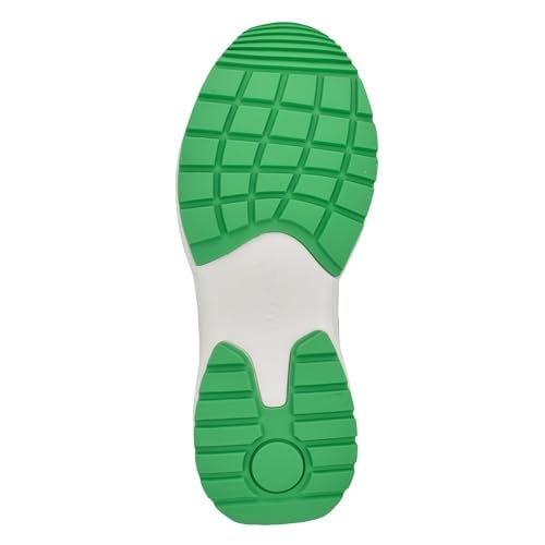 GUESS Women's Samra Sneaker, Kelly Green/White 310, 6.5 - Image 4