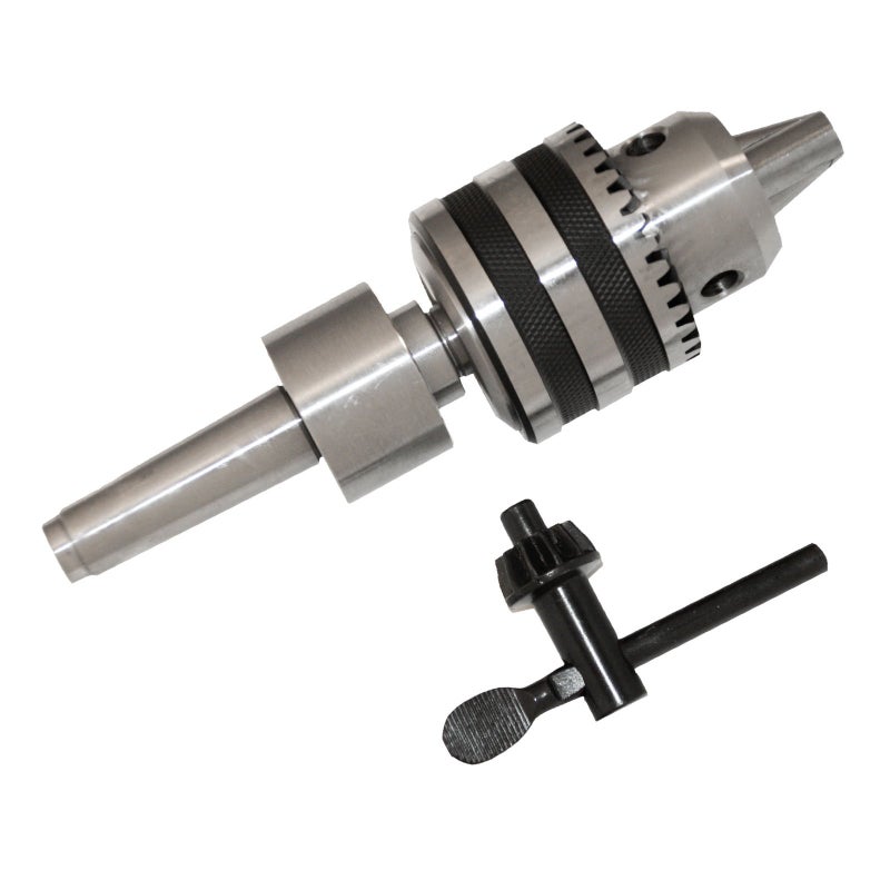 PSI Woodworking LDC2MT Live Tailstock 12 Drill Chuck with 2 Morse Taper Mount