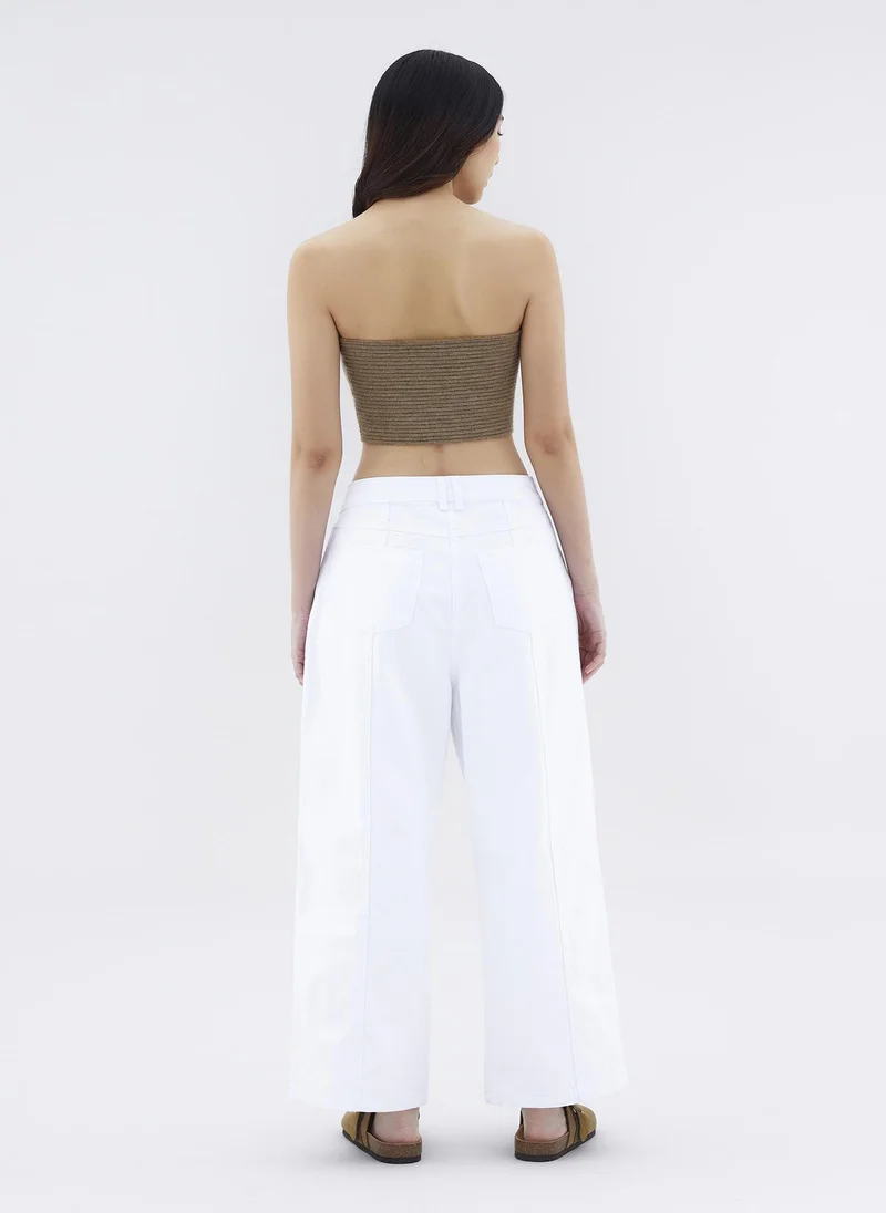 ذا اديتورز ماركت Mophoic Low-Rise Pants