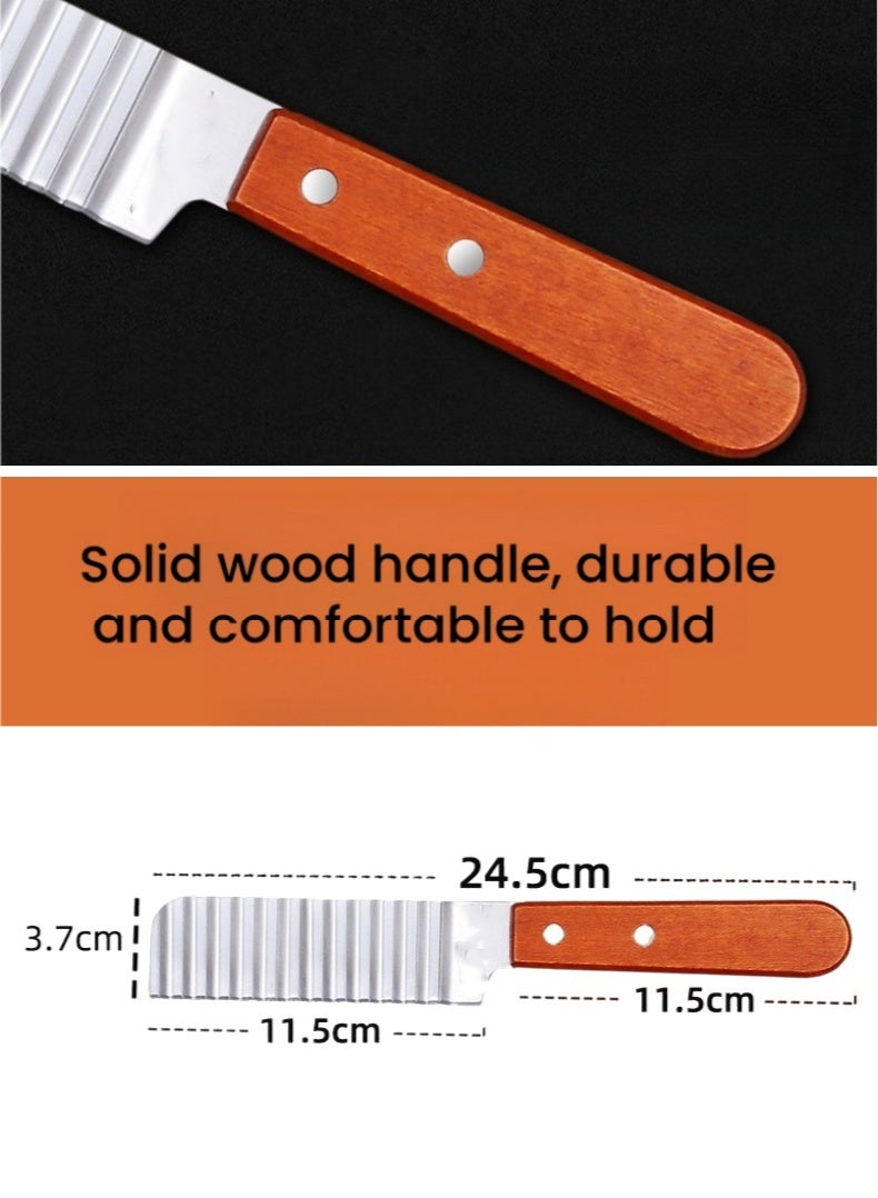 قطاعة بطاطس مقلية مموجة وسكين تموج البطاطس - Image 5