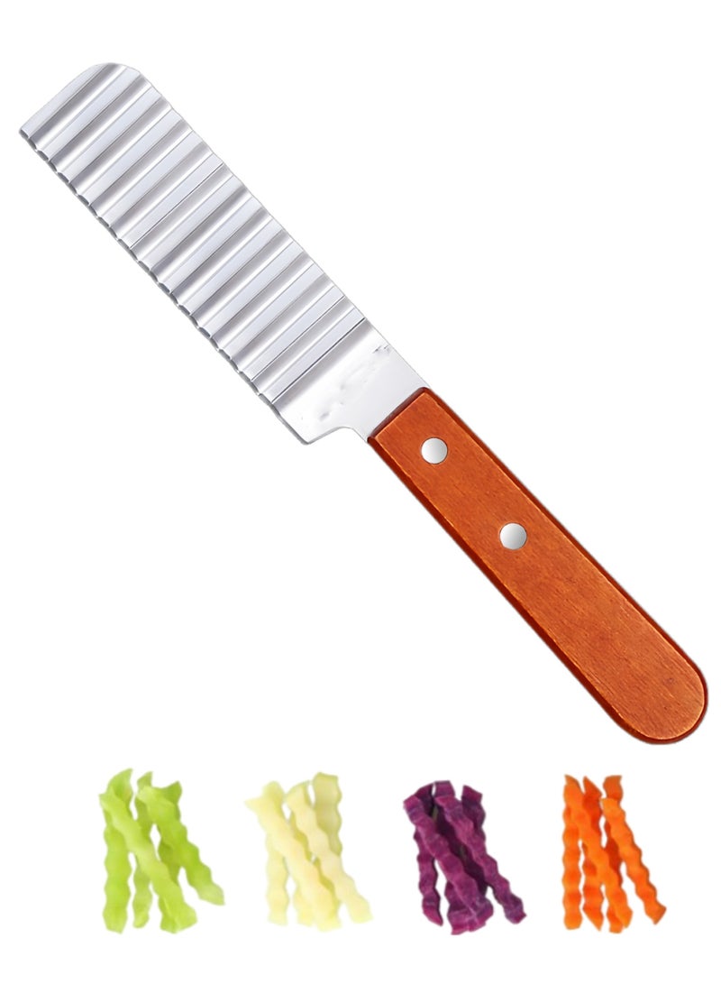 قطاعة بطاطس مقلية مموجة وسكين تموج البطاطس - Image 1