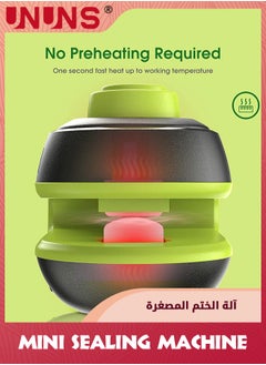 UNUNS Mini Bag Sealer,2 in 1 Heat Sealer For Snacks,Rechargeable Handheld Plastic Bag Resealer,Vacuum Bag Sealing Machine Portable,Keep Food Chips Cookies Fresh  - Image 3