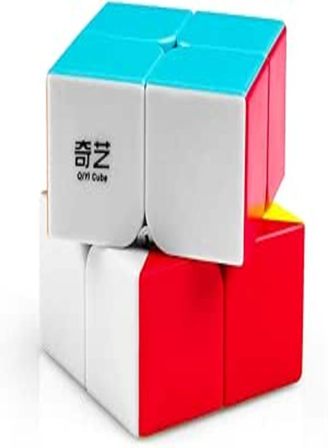 D ETERNAL Qiyi Qidi S 2x2 High Speed Stickerless Puzzle Magic Rubiks Rubix Cube