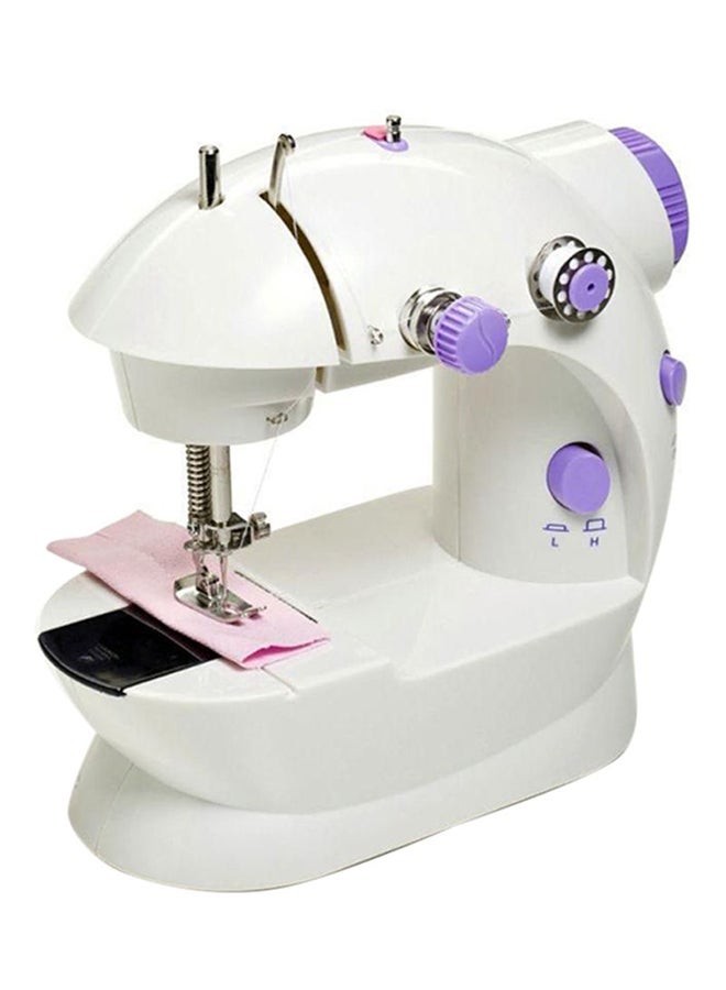 DLC Portable Stainless Steel Sewing Machine SM-202A White/Purple - Image 1