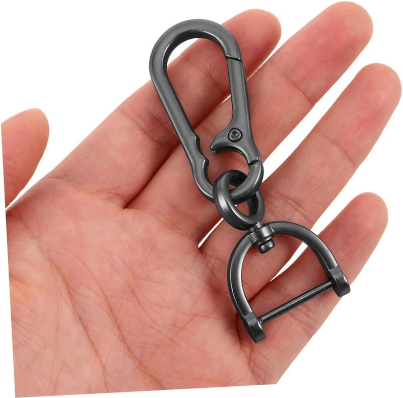 Metal Car Keychain Clip 2pcs with Carabiner Key Ring for Men and Women Waist Hanging Key Holder and Small Accessories - Image 4