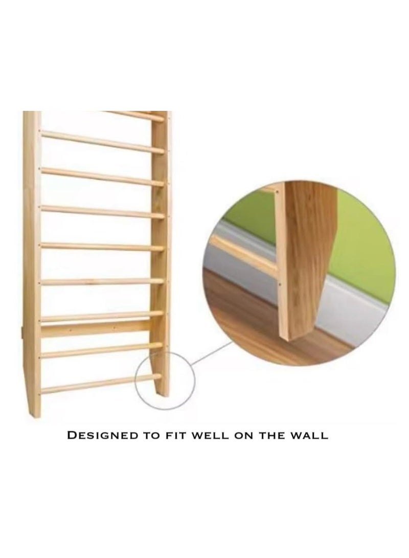 Swedish Ladder With Pull-Up Bars for Home & Gym Suitable for Adults and Kids - Image 5