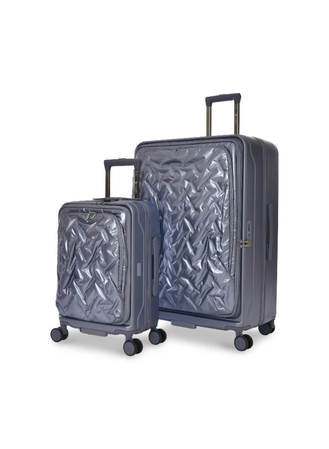 ماجلان طقم شنط سفر صلب من ماجلان بعجلات – قطعتان