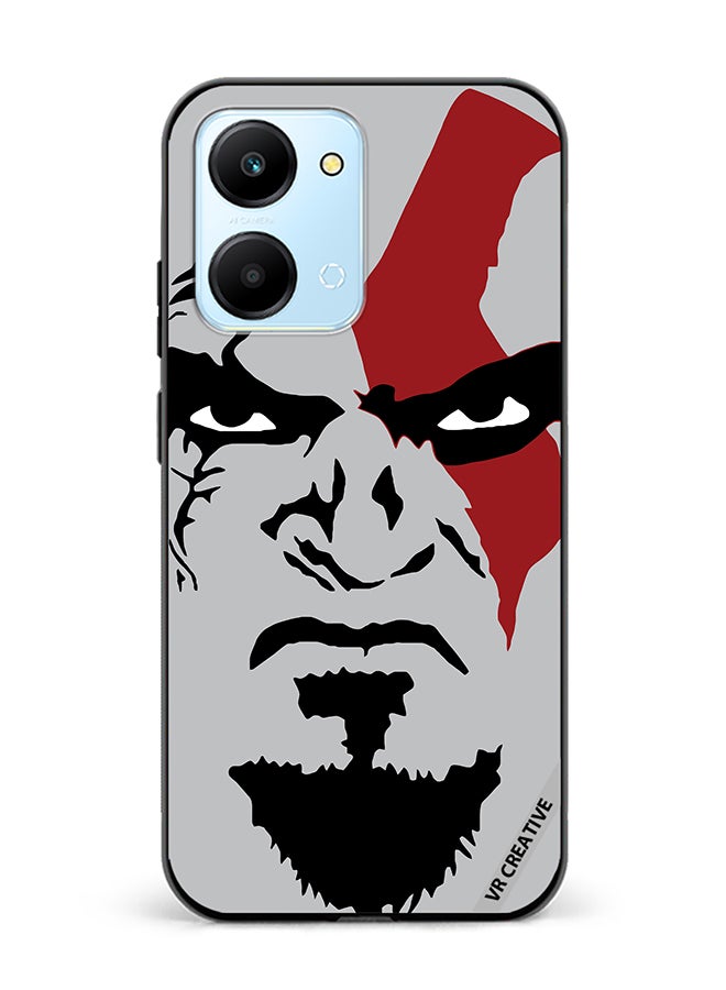 VR CREATIVE Protective Case Cover For Honor Play7T Face God Of War Design Multicolour - Image 1