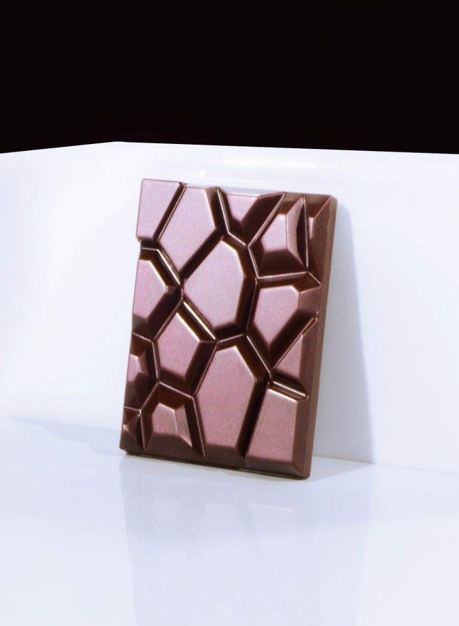 Martellato MA2013 Chocolate Mold with 6 Stone-Square Cavities, Each 70mm x 70mm x 11mm High - Image 1