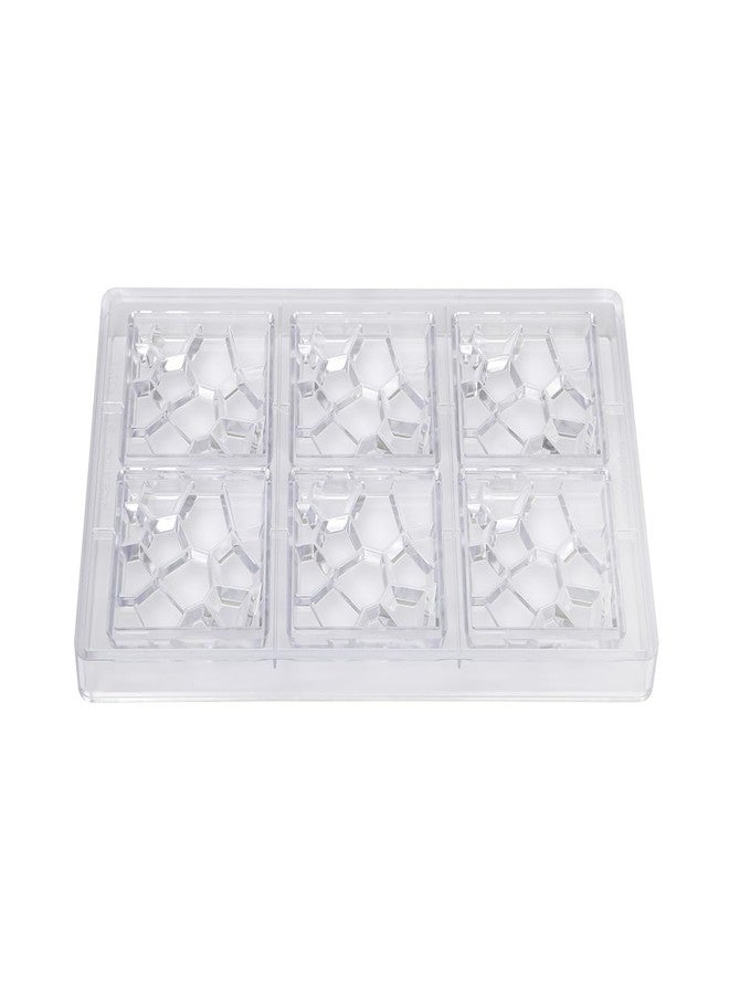 Martellato MA2013 Chocolate Mold with 6 Stone-Square Cavities, Each 70mm x 70mm x 11mm High - Image 3