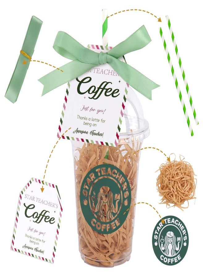 Ithmahco Teacher Appreciation Gifts - 6 Pack Diy Coffee Cup Gift Card Holder Kit With Bookmarks & Ribbons, 2026 Teacher Appreciation Gifts In Bulk For Women, Men, Thank You End Of Year School Teachers Gift - Image 3