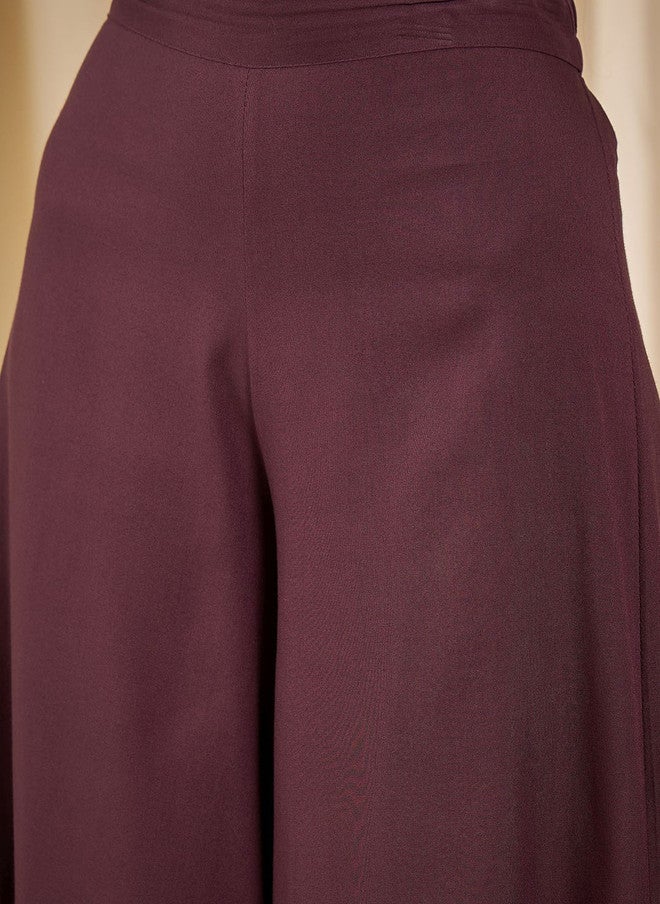 InWeave كُرتا نسائي سادة من إن ويف مع بنطلونات ودوپاتا - Image 3