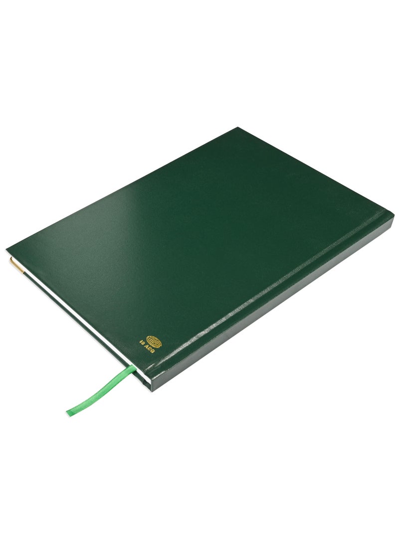 FIS 2025 A4 Diary Arabic/English Vinyl 1-Side Padded Gold Corner Green - FSDI48AEG25GR - Image 5