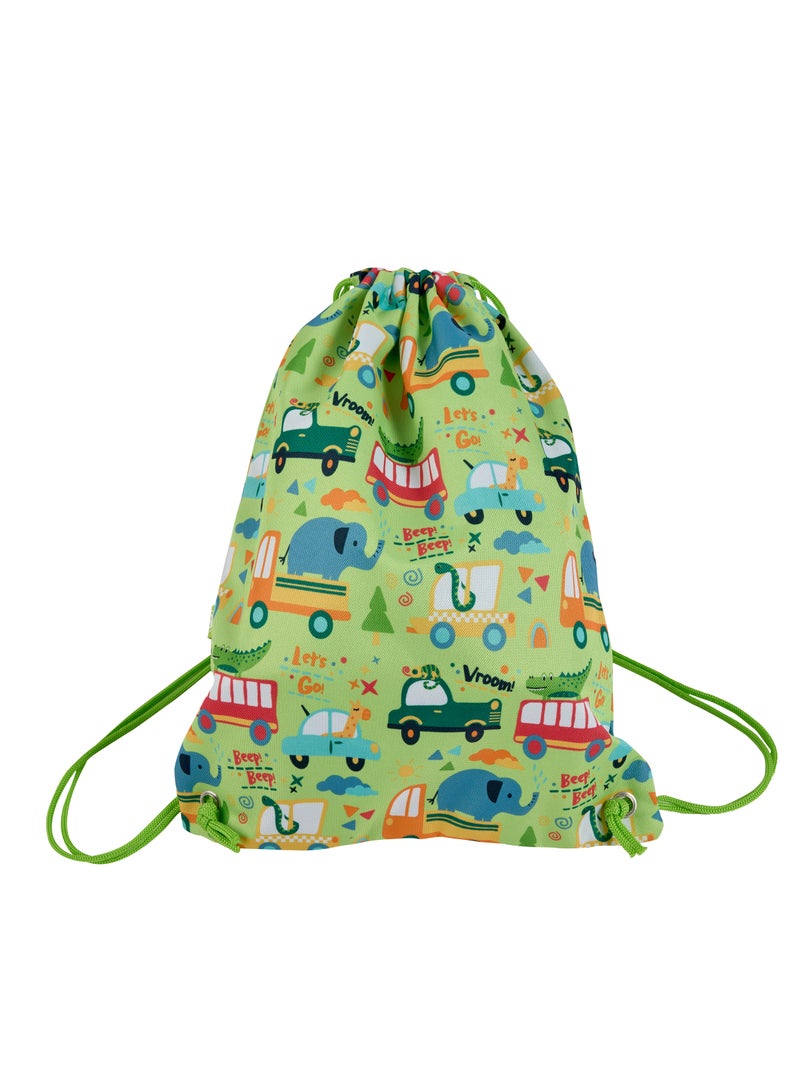EUREKA KIDS Eurekakids Drawstring School Bag | Perfect Gym or Camping Bag for Toddler and Kids | Easy open and Lightweight and Waterproof | For 3Y+ - Image 1