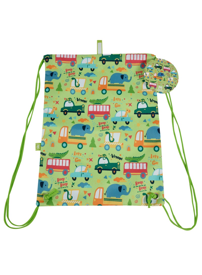 EUREKA KIDS Eurekakids Drawstring School Bag | Perfect Gym or Camping Bag for Toddler and Kids | Easy open and Lightweight and Waterproof | For 3Y+ - Image 4