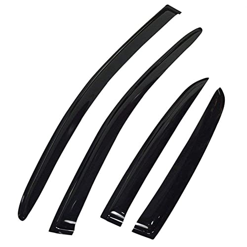 AUTOXYGEN Car Side Door Beading & Rain Wind Unbreakable Door Visor Combo Accessories For Ritz (Black, Set of 10 Pcs) - Image 3