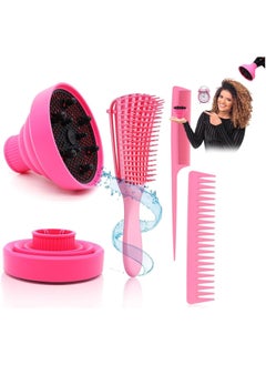 KASTWAVE Collapsible Silicone Hair Dryer Diffuser, Folding Hair Dryer Attachment for Dryer Nozzle 1.57 to 1.97’’, Professional Blow Dryer Diffuser for Straight or Curly Hair  - Image 1