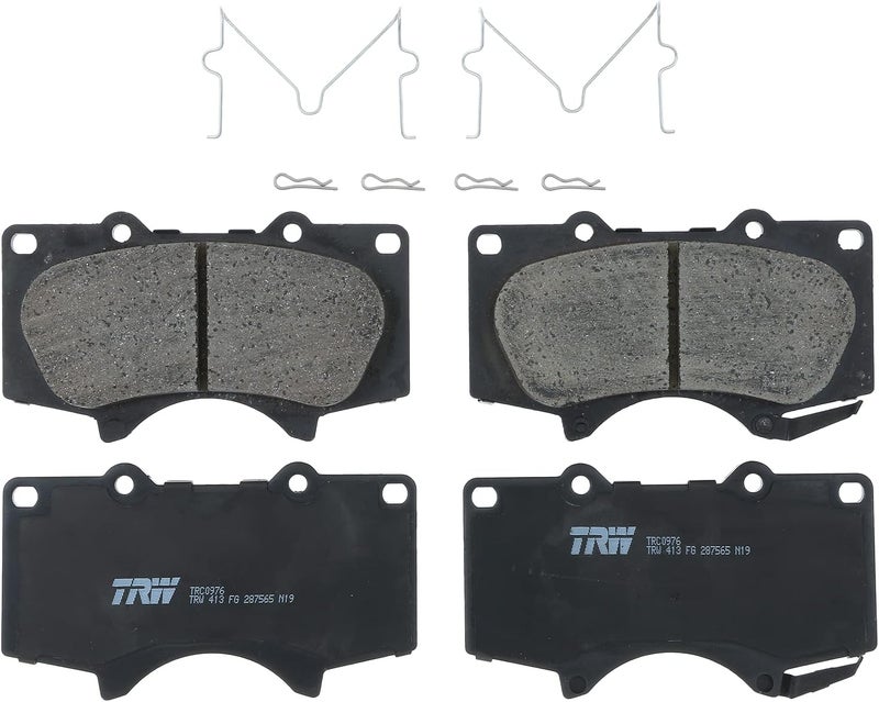 TRW Pro TRC0976 Disc Brake Pad Set for Toyota Tacoma 2005-2021 - Image 1