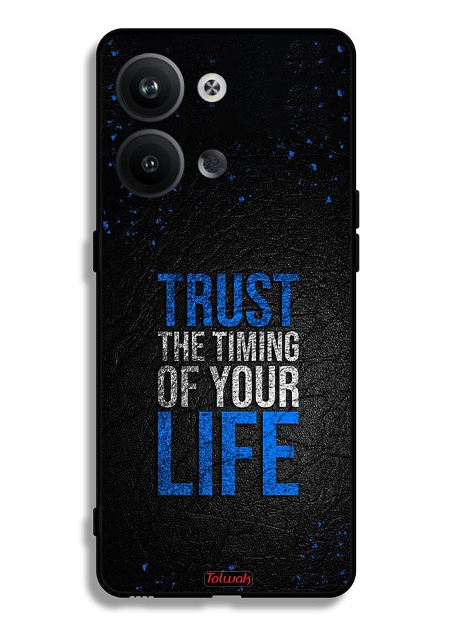 Tolwak - Oppo Reno9 Pro 5G Protective Case Cover Trust The Timing Of Your Life - Image 1