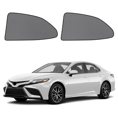 KOCZIL Car Window Shades for 2018-2024 Camry - Rear Side Window Sun Shade for Baby, Breathable Mesh Car Privacy Window Covers, UV Protection & Heat Insulation for Road Trips, Napping, Camping (2 PCS) - Image 1
