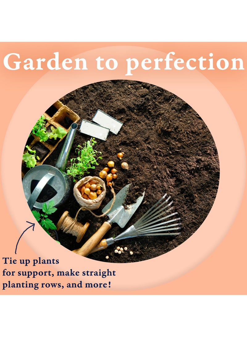 Fasola 2 Pack Jute Twine for Gift Wrapping, Home Decor, Gardening, 656 Feet Long, 2mm Thick (Brown) - Image 5