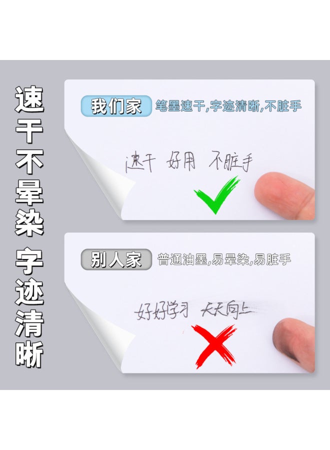 HELPS Large Capacity Giant Can Write Gel Pen Carbon 0.5mm Bullet Smooth Water Pen Signature Brush Pen Stationery - Image 2