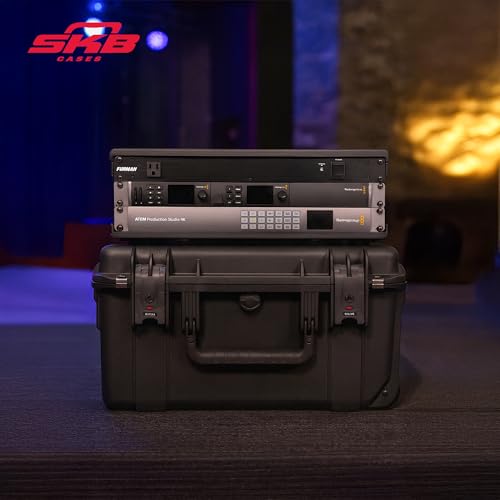 SKB iSeries 3U Shallow Fly Rack, Waterproof Polypropylene Hard Case with Durable Latches for Travel and Storage, Ideal for Musicians, 9 Inch, Black - Image 5