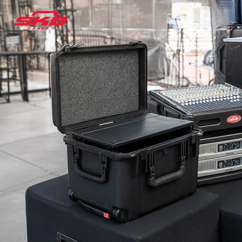 SKB iSeries 3U Shallow Fly Rack, Waterproof Polypropylene Hard Case with Durable Latches for Travel and Storage, Ideal for Musicians, 9 Inch, Black - Image 4