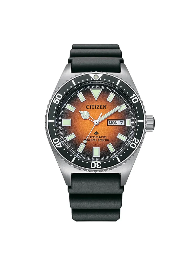 CITIZEN Men's Polyurethane Automatic Watch NY0120-01Z - 41 mm