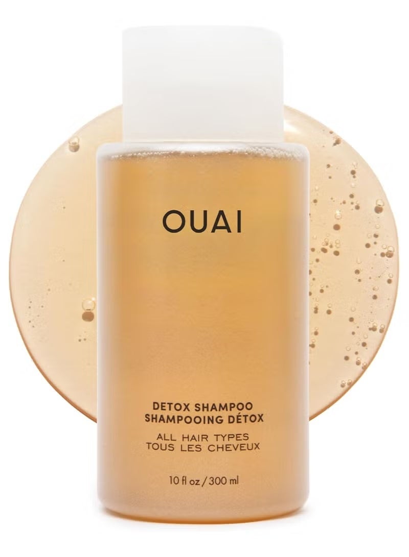 Ouai Detox Shampoo. Clarifying Cleanse for Dirt, Oil, Product and Hard Water Buildup. Get Back to Super Clean, Soft and Refreshed Locks. Free from Parabens, Sulphates and Phthalates (300ml)