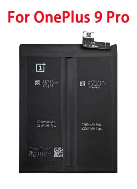 Replacement Internal Battery BLP827 Compatible for OnePlus 9 Pro (Black) – High-Capacity Rechargeable Li-ion Battery for Extended Power, Safe Charging, Stable Performance & Easy Installation – Restore Battery Life Quickly
