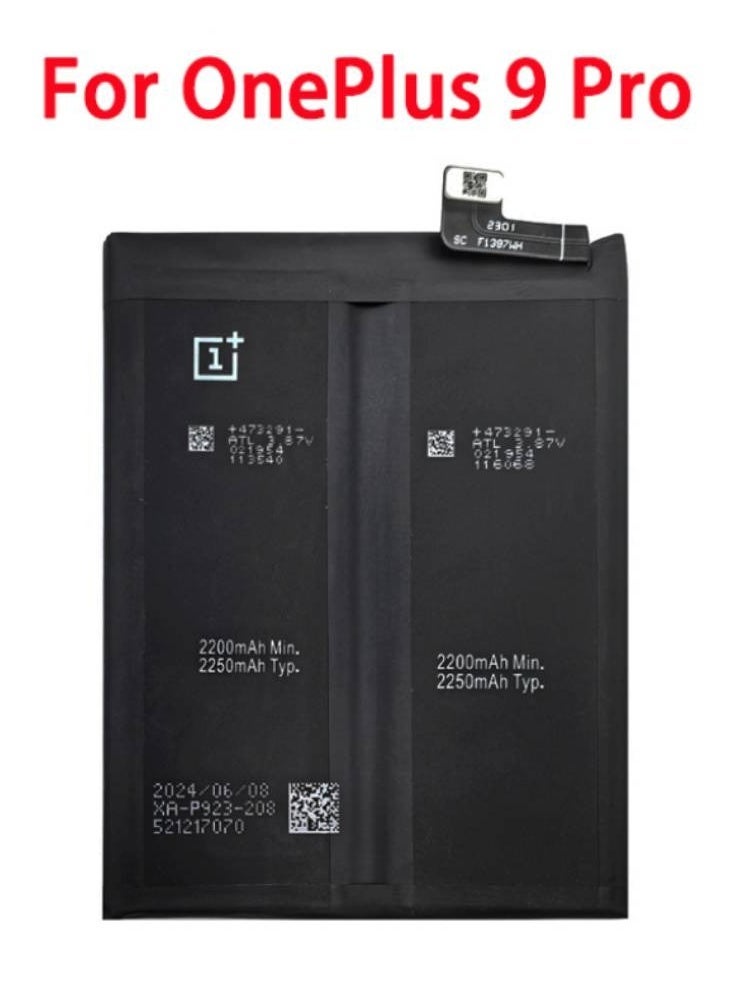 ELTRAZONE - Replacement Internal Battery BLP827 Compatible for OnePlus 9 Pro (Black) – High-Capacity Rechargeable Li-ion Battery for Extended Power, Safe Charging, Stable Performance & Easy Installation – Restore Battery Life Quickly - Image 1