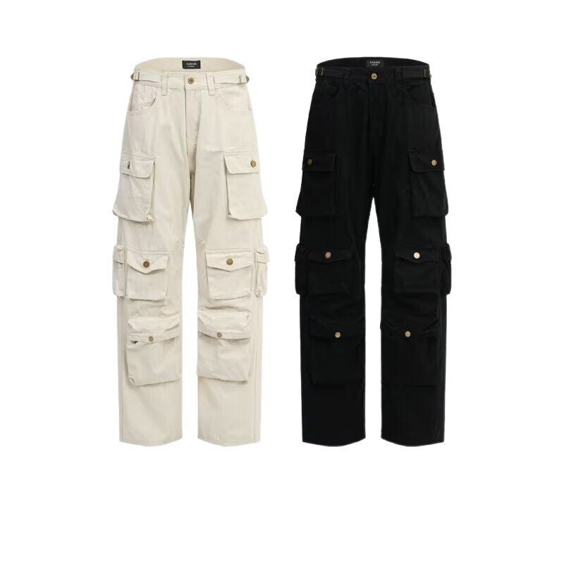 Unisex Classic Denim Jeans Loose Fit Daily Outdoor Wear - Image 5